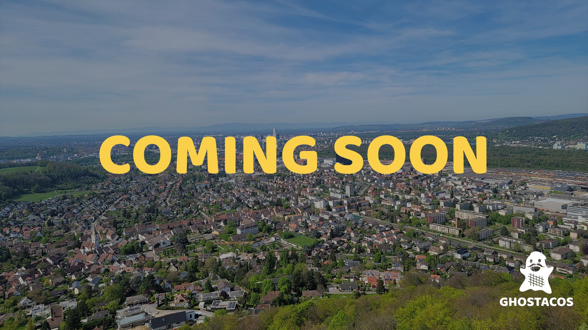 Muttenz, Schweiz, eine lebendige Stadt in der Nähe von Basel, die bald Ghostacos begrüssen wird