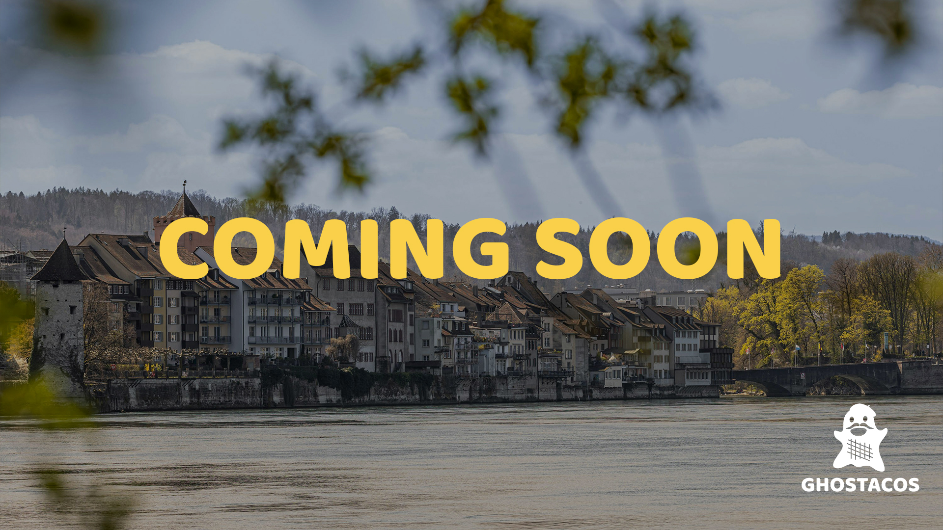 Rheinfelden, Schweiz, eine malerische Stadt am Ufer des Rheins, die bald Ghostacos begrüssen wird